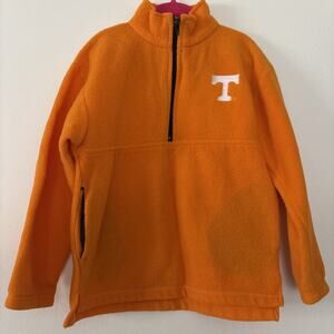 Tennessee Vols Orange Fleece 1/4 Zip Jacket by Little King Kids Size 6-8